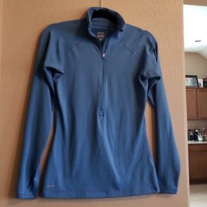 SOLD Nike Pro Dri Fit Long Sleeve 3/4 Zip Up